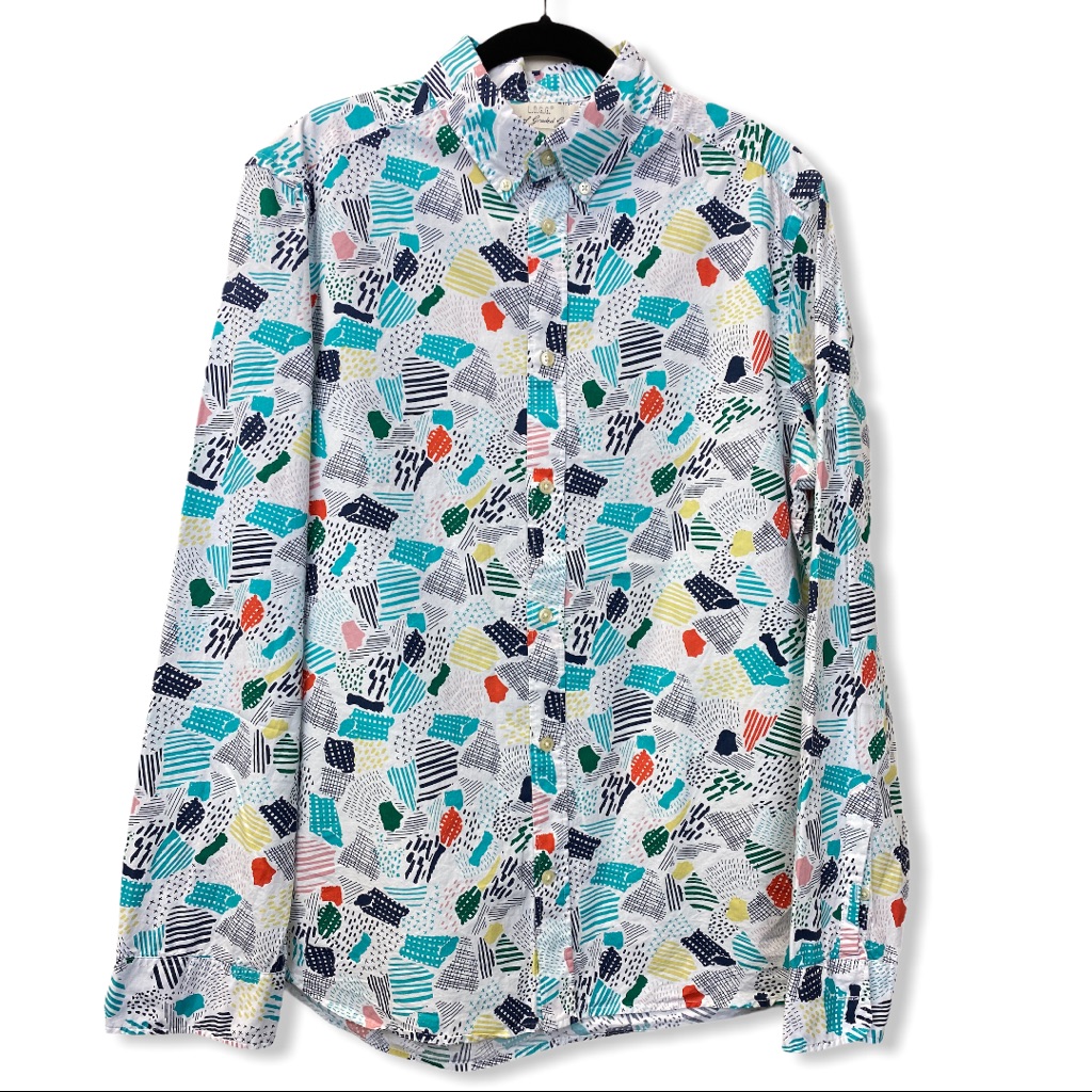 H&M Patterned Button Up